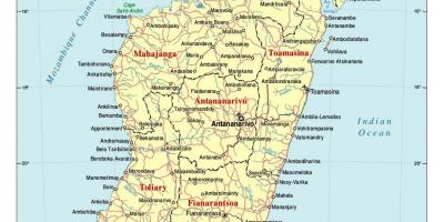 Nákvæmar kort af Madagaskar
